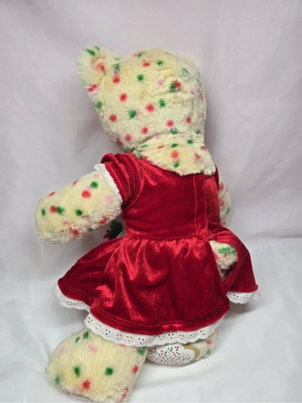 Build A Bear Christmas Holiday Sugar Cookie Plush Sprinkle Apron 2012 Retired